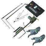 NITEHAWK Heavy Duty Pigeon Magnet 2 Arm Rotary Machine Kit Includes Speed Controller, Remote, Decoys, Wing Spreaders, Carry Bag