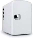 Denver MFR-400 Small Mini Fridge With UV Light Disinfection - 4 Litre / 6 can – Perfect for Skincare, Cosmetics, Food or Drink - Bedroom, Car or Games Room - Cools & Warms – Mains or Portable - White