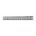 Teng Tools 15 Piece 1/2 Inch Drive Shallow 12 Point SAE Socket Set (3/8 Inch - 1 1/4 Inch) - M1215AF, Silver