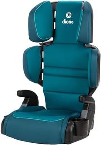 Diono Connect3 R 2-in-1 High Back Booster, Slim Fit 3-Across in Many Mid-Sized Sedans and SUVs, for Children from 40-120 lbs., Lightweight with Cupholder, Blue Razz Ice