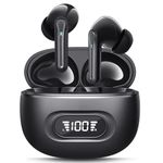 AsiceSound Wireless Earbuds,Bluetooth 5.3 Headphones Wireless Headphones in Ear Bluetooth Earphones in Ear HiFi Mini Ear buds Touch Control 42h Playtime IP7 Waterproof Black