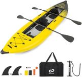 COSTWAY 12’5” Inflatable Kayak Set,