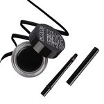 INCOLOR IC019 Scandaleyes Long Lasting Waterproof Gel Eye Liner with Smudger for Women | Llong Wearing Paraben-Free | High Intensity Pigments | Last for All Day Long Work Great with Eyebrow (Black) 5gm