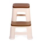 NILKAMALS Step Stools for Adults Ladder Stools for Bathroom and Kitchen |Office |Outdoor Living | Kids Room- Slip Resistant Soft Grip for Safety, Stackable, can Handle Weight Upto 100 kg