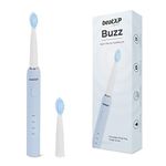 beatXP Buzz Electric Toothbrush for Adults with 2 Brush Heads & 3 Cleaning Modes|Rechargeable Electric Toothbrush with 2 Minute Timer & Quadpacer|19000 Strokes/min with Long Battery Life (Blue)