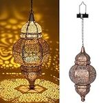 2 Pack Hanging Solar Lights, Outdoo