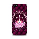 Print Galiara| 3D Designer Back Case Cover for iPhone 5/5s | King Crown with Flower |