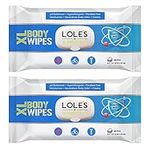 LOLE'S XL Body Wipes - Cleansing, Hydrating & Rinse Free - Extra Large Soft & Wet Body Wipes for Adults, Daily Use & Immobile - No Harsh Chemicals, Parabens Free