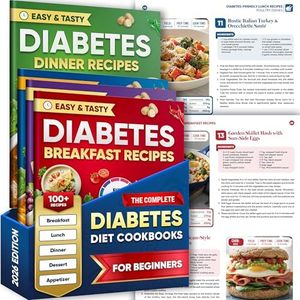 Complete Diabetes Cookbook Set (4 Books) – 100 Easy Diabetic Recipes for Breakfast, Lunch, Dinner & Dessert – Includes Full Nutritional Facts, Carb Counts & Step-by-Step Instructions - Low GI Diet