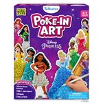 Skillmatics Poke-in Art - Disney Princesses, Mess-Free Fun for Kids, DIY Sewing Craft Kits, Creative Activity, Gifts for Girls Ages 4, 5, 6, 7, 8, 9, Includes Cinderella, Ariel, Moana, Rapunzel & More