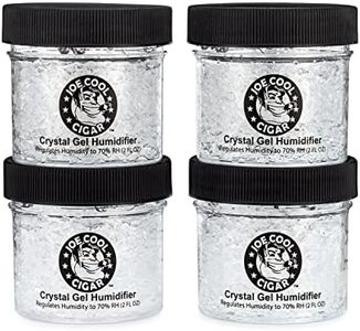 Joe Cool Cigar Crystal Gel Humidifier for Cigar Humidors (2 oz Jars) - 4 Pack