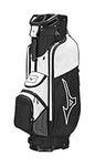Mizuno Golf LW-C Cart Bag, Black-Wh