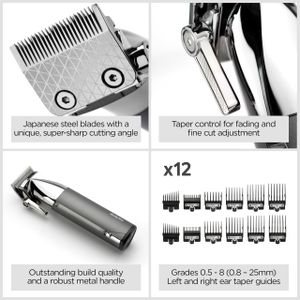 BaByliss Super-X Cordless Hair Clipper – Rechargeable, Precision Blades