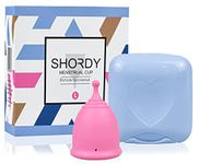 SHORDY Menstrual Cup, Single Pack (Large) with Box, Soft & Flexible, Copa Menstrual Kit for Women | Up to 12 Hours of Comfort, Eco-Friendly & Safer Alternative to Pads & Tampons (Pink)