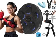 MDM HUB Music Boxing Machine Combo of 6 Touch Screen Display Wall Mounted Smart Bluetooth Music Boxing Trainer, Electronic Boxing Target Workout Punching Equipment for Home, Indoor and Gym(Combo)