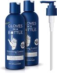 Gloves In A Bottle Shielding Lotion - Great for Dry Itchy Skin! Grease-less and Fragrance Free! With Dispenser (2 Pack - 8oz)