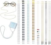 Damanse Eyeglass Chain,8 Pcs Beaded