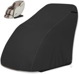 Massage chair cover, Upgraded 600D Heavy Duty Oxford Cloth, UV Protection & Windproof, Waterproof zero gravity massage chair cover Replacement Fits up to 63W x 39.5D x 55.5H inches (Black)