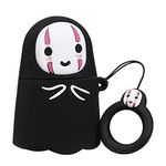 Oqplog for Airpod 2/1 Case - Faceless Man, Anime Design Cute 3D Cartoon Funny Kawaii for Airpods 1st 2nd Soft Silicone Cover Fashion Cool Fun Character Air Pods Cases for Girls Women Boys Girly Teen