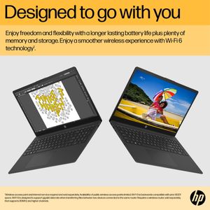 HP 15.6" Laptop – AMD Ryzen 5, 16GB RAM, 512GB SSD, FHD, Jet Black