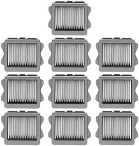Nukisa Vacuum Filter Replacement Compatible with Tineco iFloor 3, Floor ONE S3 & Floor ONE S5, Floor ONE S5 Pro Cordless Vacuum Cleaner, The Accerssorise Parts is 10 Packs Replacement Filters