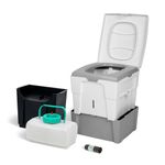 TROBOLO WandaGO Composting Toilet, Portable Outdoor Camping Toilet, Urine-Diverting Dry Toilet with Height Adjustment