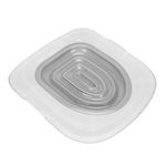 Cat Toilet Training Kit, Reusable Plastic Sand Box Removable Cat Kitty Toilet Trainer Urinal for Round and Elongated Toilet Size, Cat Toilet Cleaning Pet Supply (White Tray, 1