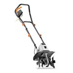 VonHaus Electric Tiller 1050W – Garden Soil Cultivator/Rotavator – 32cm Working Width, 22cm Tilling Depth, 4 Steel Blades, 10m Cable, Brake Button, Foldable Frame