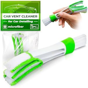 Multifunction Cleaning Brush Car Interior Brush - Car Vent Cleaner for Car Detailing Brush Set Home Cleaning Supplies- Car Brush Interior Cleaner Vent Brush Auto Detailing Tools & Accessories