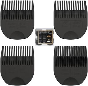 Zylentix Guards for Manscaped 4.0 - Skin-Safe Trimmer Attachments, Precision Fit Cutting Guides Comb Replacement (4-Pack)