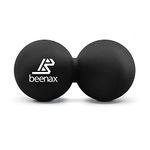 Beenax Peanut Massage Ball - Double Lacrosse Ball - Perfect for Trigger Point Therapy, Myofascial Release, Deep Tissue Massage, Yoga - Designed to Relieve Stress and Relax Tight Muscles