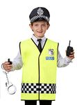 Matissa & Dad Children's Police Officer Role Play Costume and accessory Set Kids Boys Girls (Large (5-7 Years))