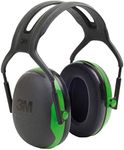 3M PELTOR X1A Ear Defenders Headband, 27 dB, Green