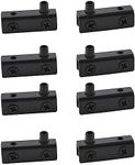 UFURMATE Glass Door Hinge, 8Pcs Bla