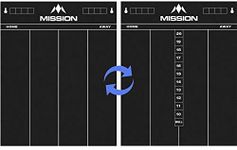 Mission Darts Chalkboard | Two Sided | 501 and Cricket (MB01)