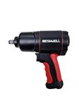 BESWELL-1/2" Regular Size Twin hammer PRO Level Air Impact Wrench-BW-112FN1 1600N.M Max Loosen Torque