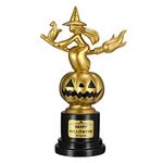 Toyvian Halloween Witch Pumpkin Trophies 17.5x11CM,Best Costume Award Halloween Cosplay Contest Winner Trophy for Party Celebrations, Award Ceremony, Halloween Games