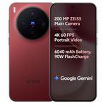 vivo X300 5G (Summit Red, 12GB RAM, 256GB Storage) with No Cost EMI/Additional Exchange Offers