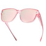 XFeel Sunglasses Over Prescription Glasses for Women Polarized Fit Over Sun Glasses with UV Protection