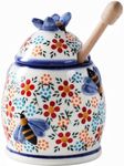 ZOOBEE 10oz Honey Jar with Dipper a