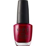 O.P.I Nail Lacquer | Miami Beet (Maroon) | 15 ml | Long-Lasting, Glossy Nail Polish | Fast Drying, Chip Resistant