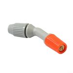 Universal Replacement Nozzle for Weedkiller for Sprayers, Adjustable Cone Shape (Orange)