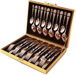 Copper/Rose Gold Silverware Set, OG