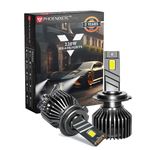 Phoenixetc 220W LED Car Headlight Bulbs - 22000LM Brightness (H7)