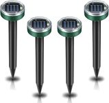 4Packs Solar Ultrasonic Mole Repell