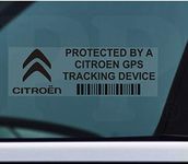 Platinum Place 5 x PPCITREONGPSBLK GPS BLACK Tracking Device Security WINDOW Stickers 87x30mm-Car,Van Alarm Tracker