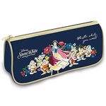 Pyramid International Disney Snow White Pencil Case (Whistle While You Work Design) - Official Merchandise, Navy Blue / Cream, 6cm x 10cm x 21.5cm, Classic