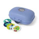 MONBENTO - Kids Snack Box MB Gram Infinity - Snack Box for Boys & Girls - Ideal for Lunches or Snacks at School/Park - BPA Free - Food Grade Safe - Blue