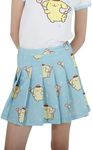 Bioworld Pom Pom Purin Fairy Women's Blue Pleated Mini Skirt XS