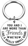 Funny Friendship Keychain Gift for BFF Best Good Friends Birthday Valentines Graduation Gifts for Women Men Best friend Stuff Valentine's Day for Besties Sister Christmas Gift